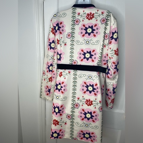 OC Order Plus NWT Floral Women's Velour Pocket Coat - Picture 4 of 9